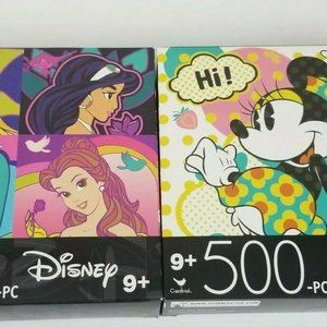 New Sealed 2 Disney Princess & Minnie Mouse PUzzle